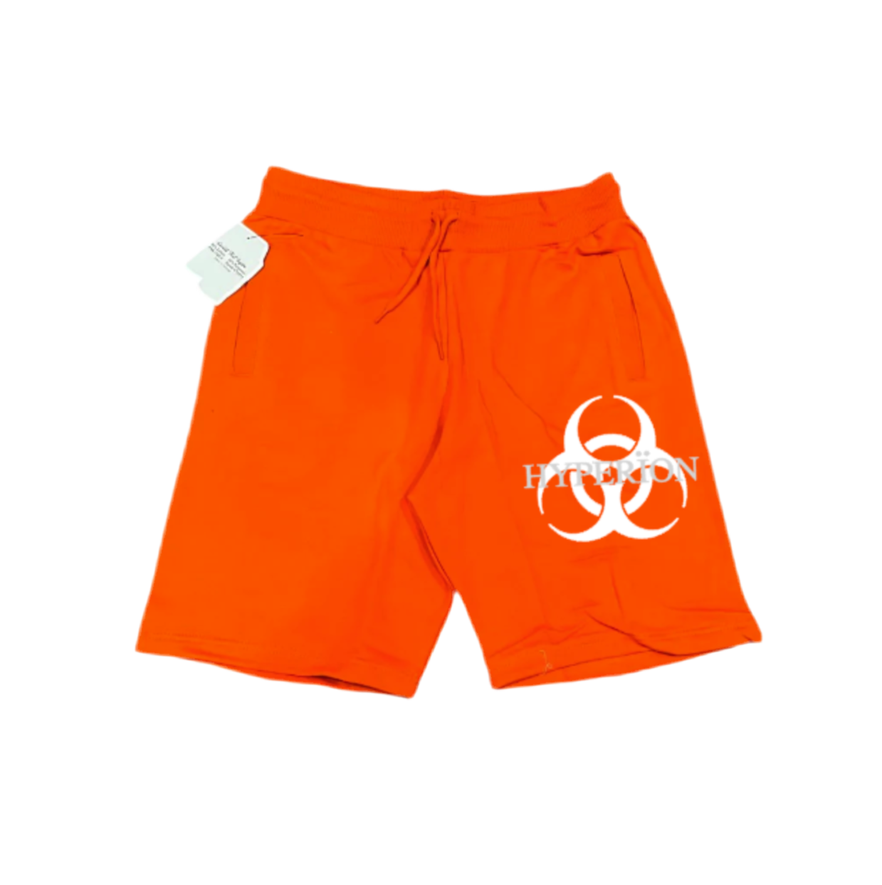 "HYPN" Shorts Orange