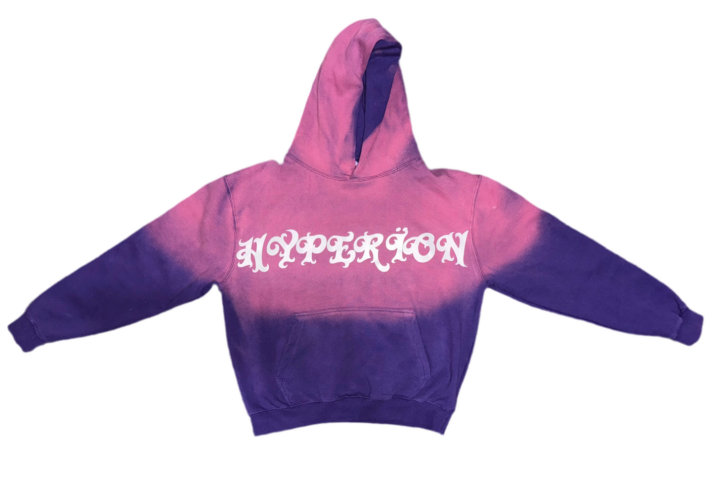 “BLACK ROSE” ACID WASHED PURPLE HOODIE