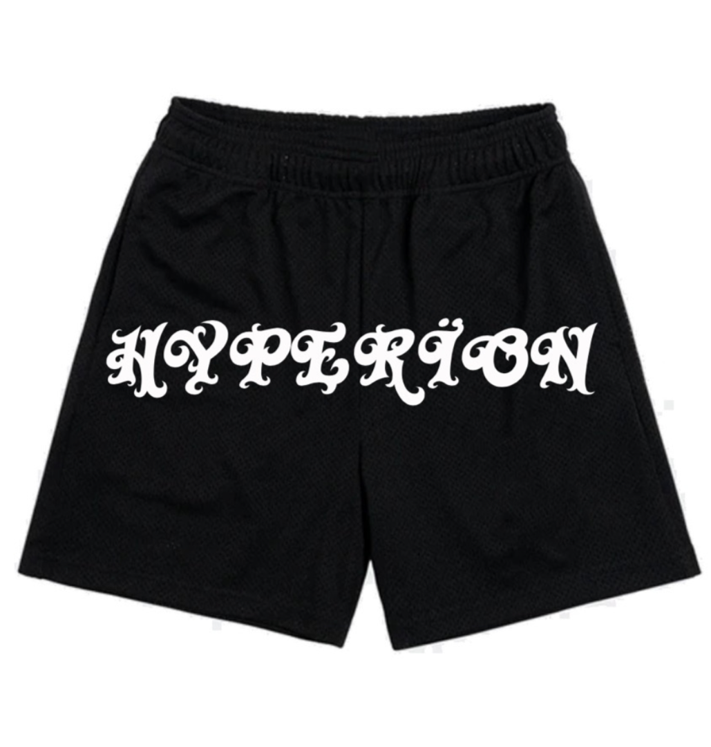 "BLACKROSE' BLACK SHORTS